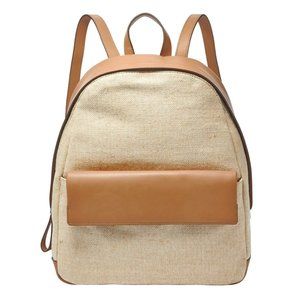 Skagen Aften Canvas Leather Backpack